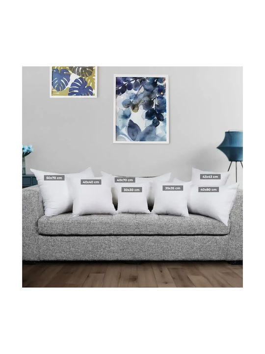 Utopia Γέμισμα Μαξιλαριών από 100% Βαμβάκι White 40x40εκ.