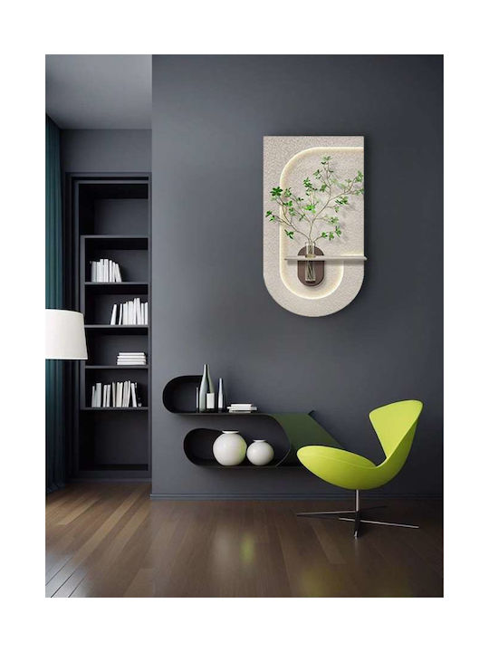 Atman Painting Wooden with LED Lighting 80x40cm