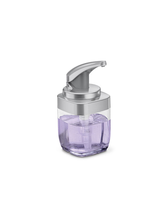 Simplehuman Dispenser Μεταλλικό Ασημί