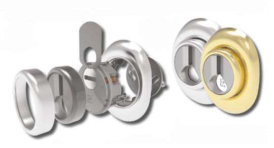 Mottura Magnetic Defender Lock Armoured Door Gold