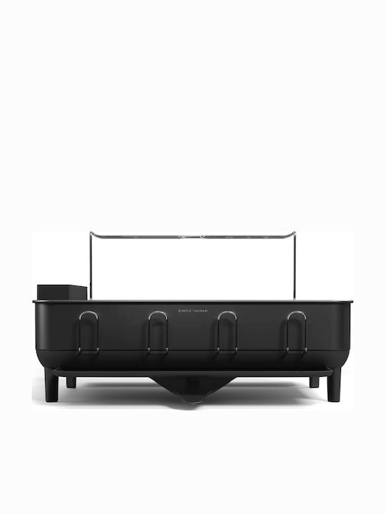 Simplehuman Στραγγιστήρι Νεροχύτη Μεταλλικό Μαύρο 56.6x51.4x29.2cm