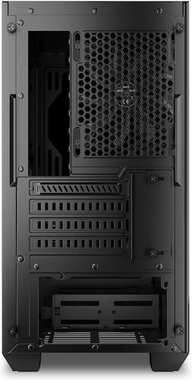 Sharkoon J1000 ARGB Gaming Mini Tower Κουτί Υπολογιστή με Πλαϊνό Παράθυρο Μαύρο
