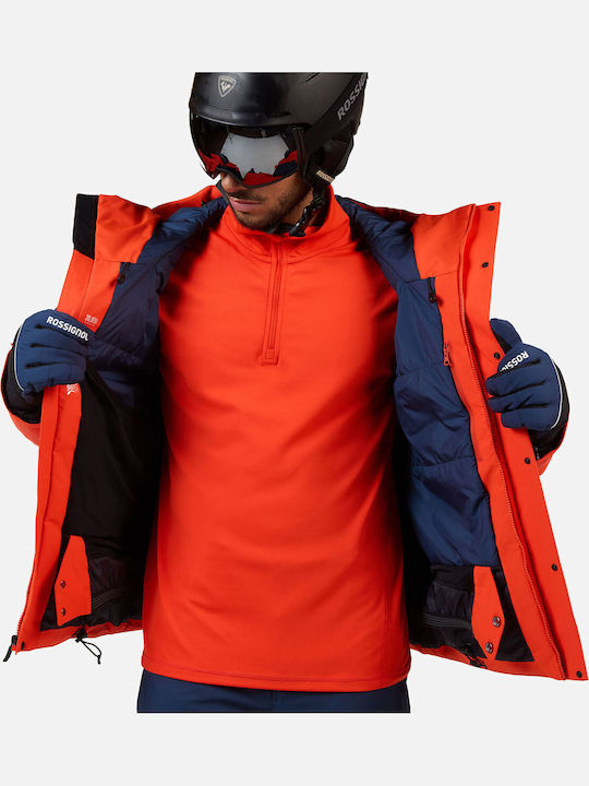 Rossignol I-008617-1934 Ανδρικό Μπουφάν για Σκι & Snowboard Πορτοκαλί