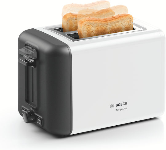 Bosch Toaster 2 Slots 970W White