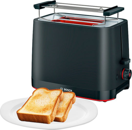 Bosch MyMoment Toaster 2 Slots 950W Black