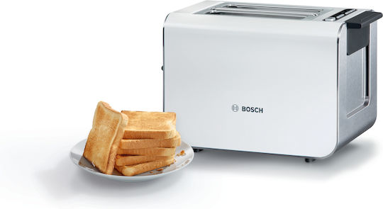Bosch Styline Toaster 2 Schlitze 860W Weiß