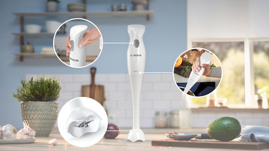 Bosch Ραβδομπλέντερ με Πλαστική Ράβδο 300W Λευκό