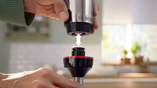 Bosch Serie 6 Ραβδομπλέντερ με Ανοξείδωτη Ράβδο 1000W Ασημί