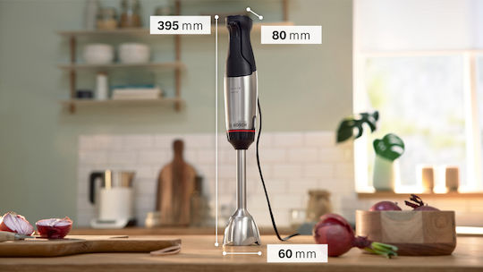 Bosch Serie 6 Ραβδομπλέντερ με Ανοξείδωτη Ράβδο 1000W Μαύρο