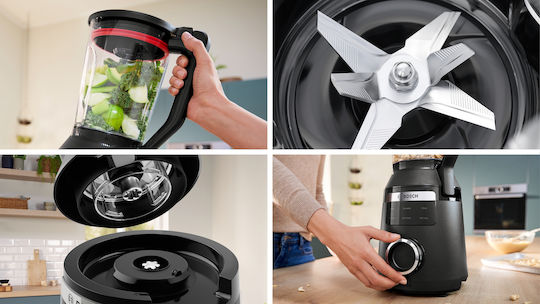 Bosch Serie 6 Blender With Tritan Jug 2 Lt 1800W Black