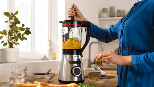Bosch Serie 4 Blender With Glass Jug 1.5 lt 1200W Inox