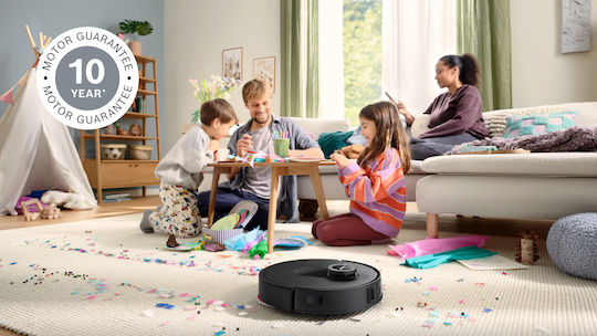 Bosch Spotless Max Σκούπα Ρομπότ με Χαρτογράφηση Laser & Απορρόφηση 11000Pa Μαύρη