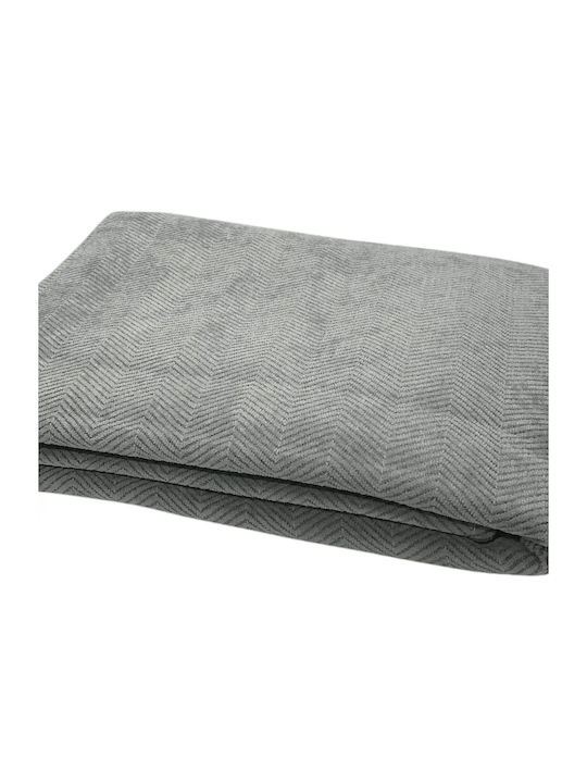 Husă Elastică Canapea cu trei locuri Gray 90x180cm 1buc 3305558