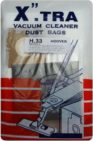 Staubsaugerbeutel Stoffbeutel Für Elektrische Staubsauger Xtra H.33 Hoover 10 Stück