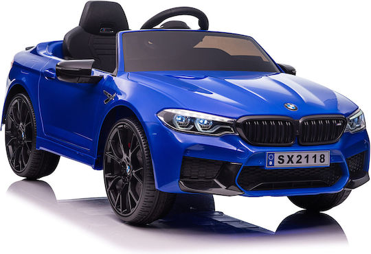 Kinder Auto Doppelsitzer mit Fernbedienung Lizensiert BMW M5 24 Volt Blau