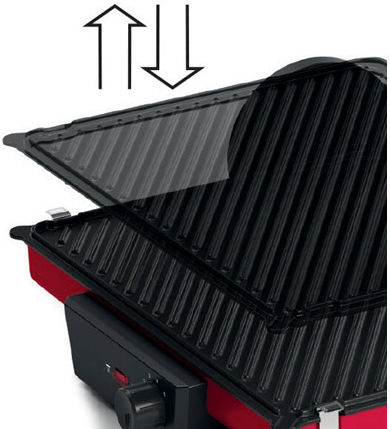 Bosch Sandwich Maker Grill with Removable Plates 2000W Red