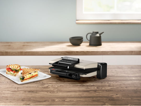 Bosch Sandwich Maker Grill with Removable Plates 2000W Alu