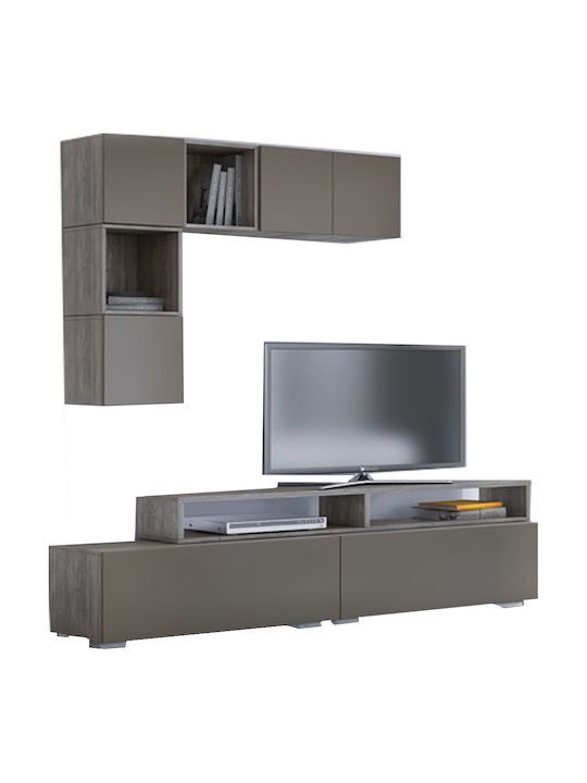 Wohnzimmer TV-Einheit Smart No 1B Braun L202xB45xH200cm