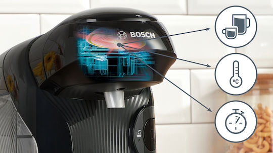 Bosch Pod Coffee Machine Tassimo Pressure 3.3bar Black