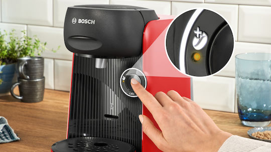 Bosch Espressor pentru capsule Tassimo Presiune 15bar Roșie