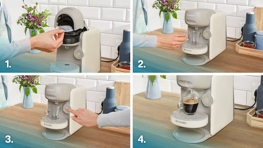 Bosch Kapsel-Kaffeemaschine Tassimo Druck 3.3bar Beige