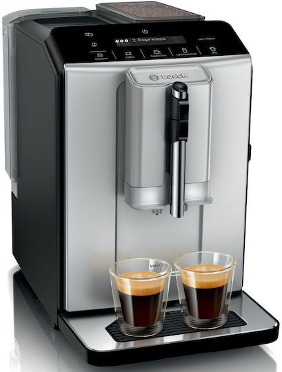 Bosch VeroCafe Αυτόματη Μηχανή Espresso 1300W Πίεσης 15bar με Μύλο Άλεσης Μαύρη