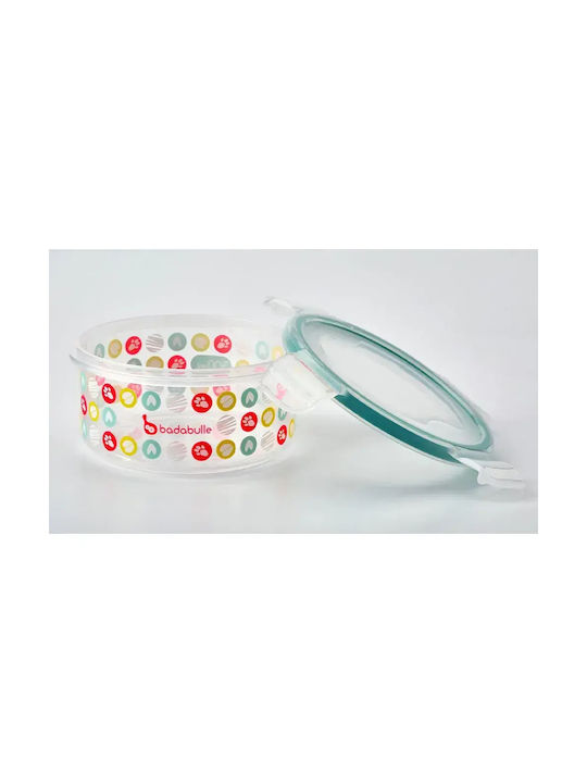 Badabulle Cutie pentru Mâncare Plastic Multicolor Potrivit pentru Cuptor cu Microunde 2buc