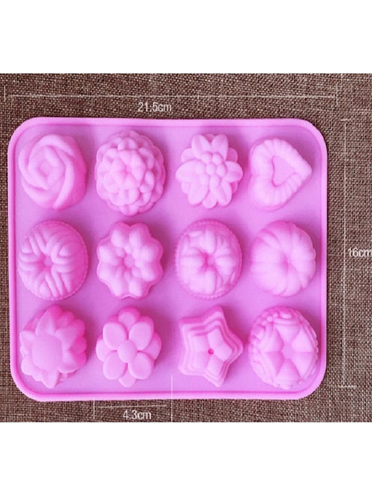 Formă de Patiserie pentru Cupcakes/Muffins din Silicon 20x15x2buc 2buc