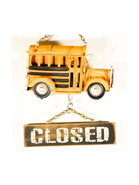 SP Souliotis Κρεμαστό Διακοσμητικό Openclosed από Μέταλλο 16x16cm