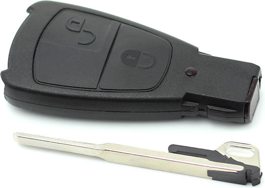 Mercedes Benz Smartkey Type Key Case 2 Buttons
