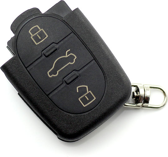 Husă Pentru Chei Auto Audi Cu 3 Butoane Baterie 2032 Carguard