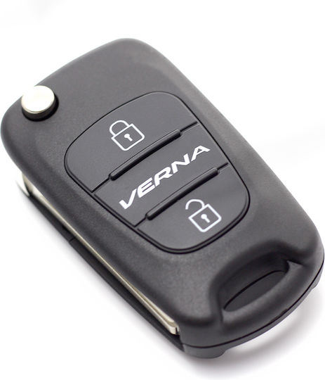 Hyundai Verna Knife-type Key Case 2 Buttons