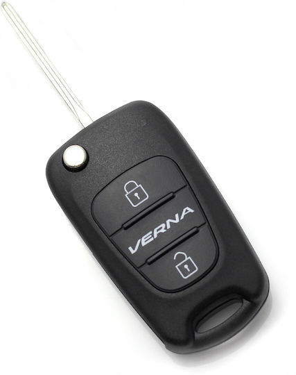 Hyundai Verna Knife-type Key Case 2 Buttons