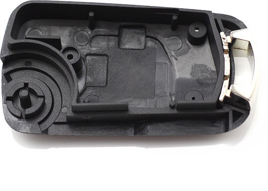 Opel 3-Button Flip Key Case Blade On Left