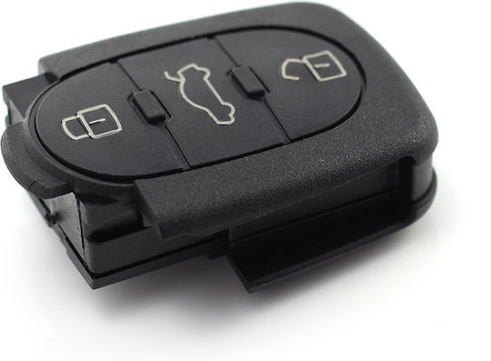 Audi 3-button Key Case Battery 1616 Carguard