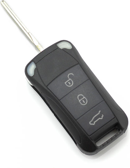 Porsche Cayenne Knife-type Key Case 3 Buttons