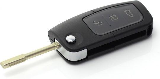 Ford 3-button Flip Key Case