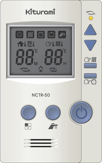 Kiturami Turbo Plus Hi Fin Λέβητας Πετρελαίου με Καυστήρα 17630kcal/h