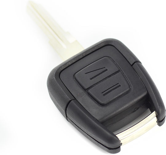 Opel 2-button Key Case Right Blade