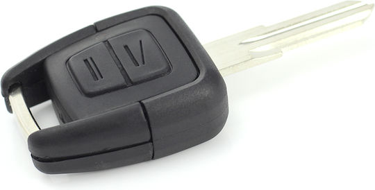 Opel 2-button Key Case Right Blade