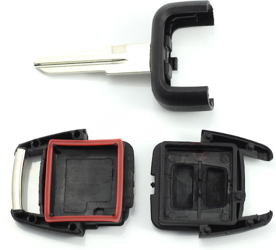 Opel 2-button Key Case Right Blade