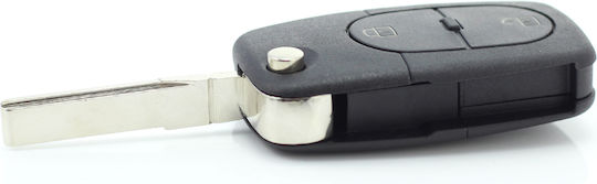 Carguard Audi Калъф За Ключ Switchblade 2+1 Бутона Бутон За Паника Батерия Cr 2032