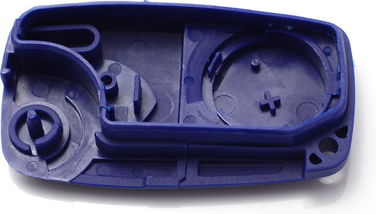 Fiat Knife-type Key Case 3 Buttons Blue