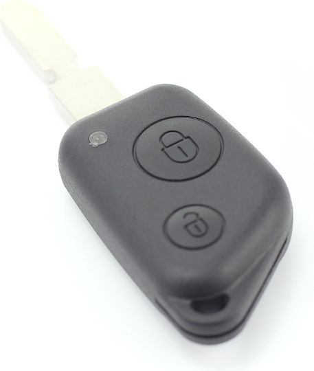 Citroen Peugeot Key Case 2 Buttons 4 Track Blade