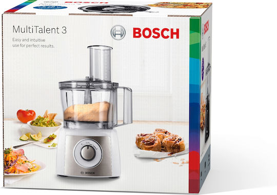 Bosch Multifunctional Food Processor 800W with Pot 2.3lt and Jug Blender Black