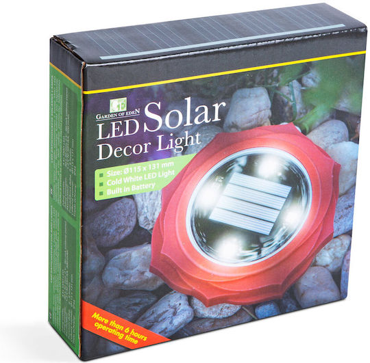 Lampă Solară LED Roșu-Alb Rece 11.5 X 2.3 Cm