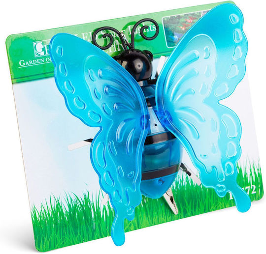 Solarleuchte Schmetterling Mehrfarbig 12 X 6 X 21,5 Cm 4 LED