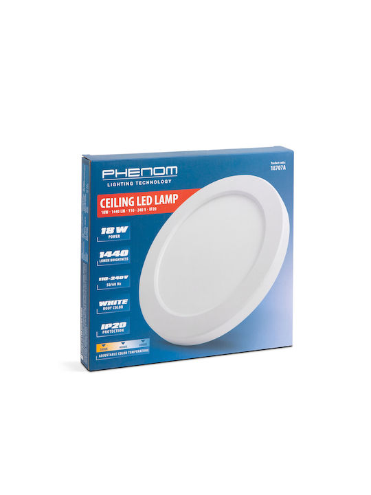 Alista Home Plafonieră de Tavan Albă cu LED Integrat