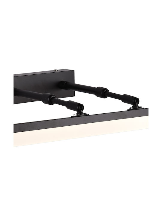 Alista Home Lumină de Perete cu LED Integrat și Lumină Alb Natural Negru