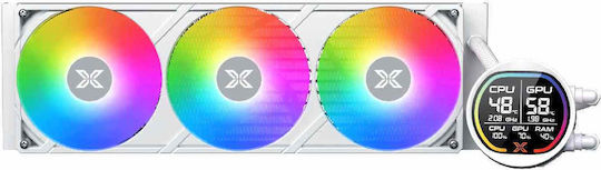 Xigmatek LK Pro 360 Digital Arctic Υδρόψυξη AIO CPU με 3 Ανεμιστήρες 120mm και ARGB Φωτισμό Λευκή